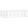 Outdoor Dog Kennel Galvanized Steel 364.7 ft¬≤