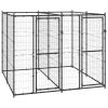 Outdoor Dog Kennel Steel 52.1 ft¬≤