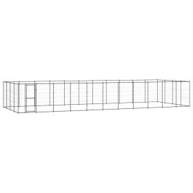 Outdoor Dog Kennel Steel 573.1 ft¬≤
