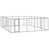 Outdoor Dog Kennel Steel 390.7 ft¬≤