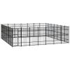 Outdoor Dog Kennel Steel 486.1 ft¬≤