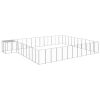 Dog Kennel Silver 403.8 ft¬≤ Steel