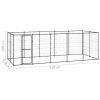 Outdoor Dog Kennel Steel 130.2 ft¬≤