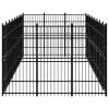 Outdoor Dog Kennel Steel 267.8 ft¬≤