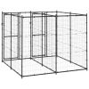 Outdoor Dog Kennel Steel 52.1 ft¬≤