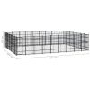 Outdoor Dog Kennel Steel 625 ft¬≤