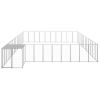 Dog Kennel Silver 403.8 ft¬≤ Steel