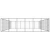Outdoor Dog Kennel Steel 859.6 ft¬≤
