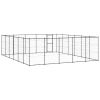 Outdoor Dog Kennel Steel 390.7 ft¬≤