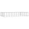 Outdoor Dog Kennel Steel 859.6 ft¬≤