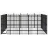 Outdoor Dog Kennel Steel 248 ft¬≤