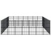 Outdoor Dog Kennel Steel 625 ft¬≤