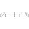 Dog Kennel Black 387.5 ft¬≤ Steel