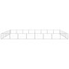 Dog Kennel Silver 516.7 ft¬≤ Steel