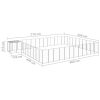 Dog Kennel Silver 403.8 ft¬≤ Steel