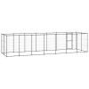 Outdoor Dog Kennel Steel 182.3 ft¬≤