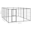 Outdoor Dog Kennel Steel 156.3 ft¬≤