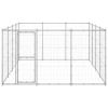 Outdoor Dog Kennel Galvanized Steel 156.3 ft¬≤