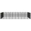 Outdoor Dog Kennel Steel 694.4 ft¬≤