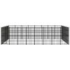 Outdoor Dog Kennel Steel 476.2 ft¬≤