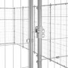 Outdoor Dog Kennel Galvanized Steel 703.3 ft¬≤