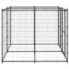 Outdoor Dog Kennel Steel 52.1 ft¬≤