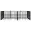 Outdoor Dog Kennel Steel 347.2 ft¬≤