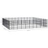 Outdoor Dog Kennel Steel 892.8 ft¬≤
