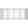 Outdoor Dog Kennel Steel 156.3 ft¬≤