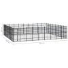 Outdoor Dog Kennel Steel 714.3 ft¬≤