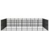 Outdoor Dog Kennel Steel 714.3 ft¬≤