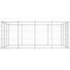 Outdoor Dog Kennel Galvanized Steel 156.3 ft¬≤
