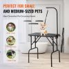 Pet Grooming Table Arm with Clamp, 32''x18'' Dog Grooming Station, Foldable Pets Grooming Stand for Medium and Small Dogs, Free No Sit Haunch Ho