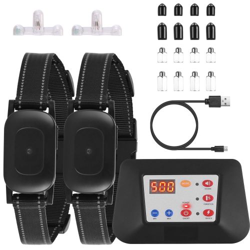 990FT Radius Dog Training Collar Wireless Fence IPX6 Waterproof Pet Beep Vibration Electric Shock Fence System 3 Channels Rechargeable Transmitter Rec 990FT Radius Dog Training Collar Wireless Fence IPX6 Waterproof Pet Beep Vibration Electric Shock Fence System 3 Channels Rechargeable Transmitter Rec