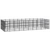 Outdoor Dog Kennel Steel 396.8 ft¬≤