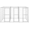 Outdoor Dog Kennel Galvanized Steel 78.1 ft¬≤