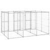 Outdoor Dog Kennel Galvanized Steel 78.1 ft¬≤