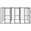 Outdoor Dog Kennel Steel 78.1 ft¬≤